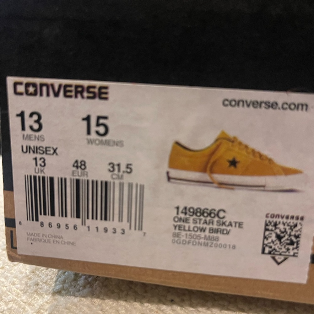 Converse Yellow Bird Low-Top Sneakers - Picture 5 of 5